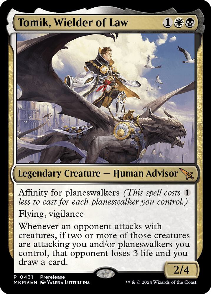 Tomik, Wielder of Law (Foil)