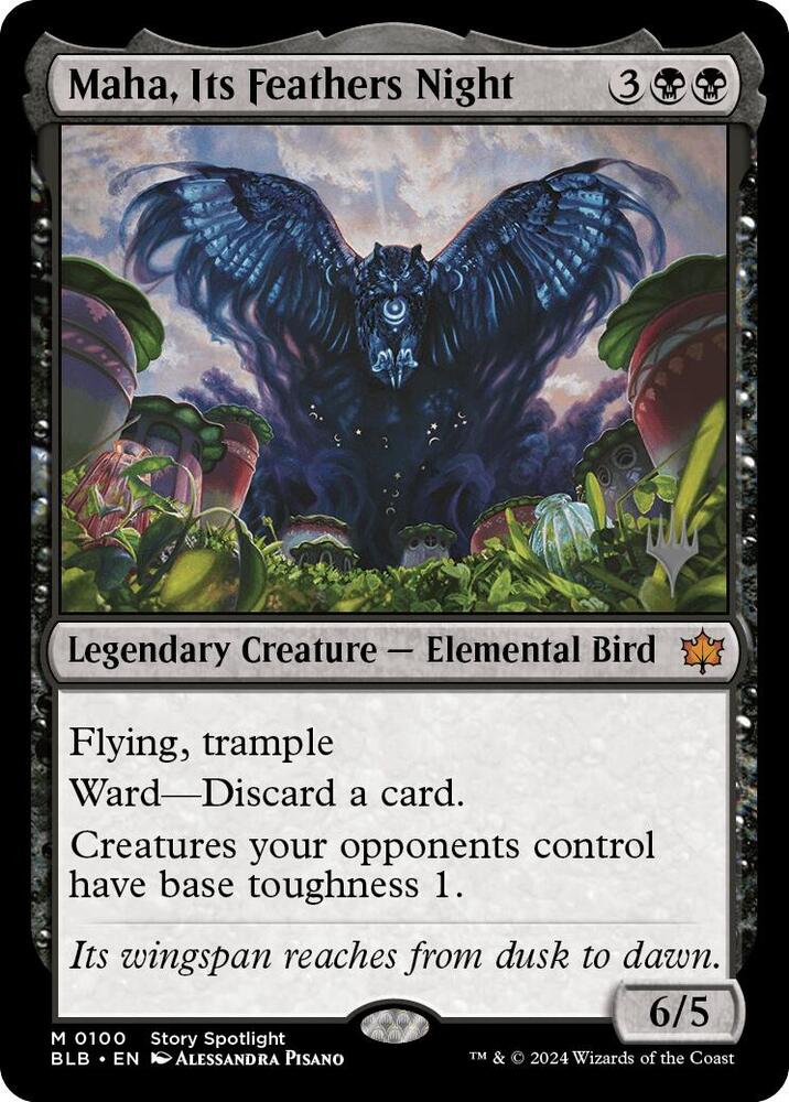 Maha, Its Feathers Night (Foil)