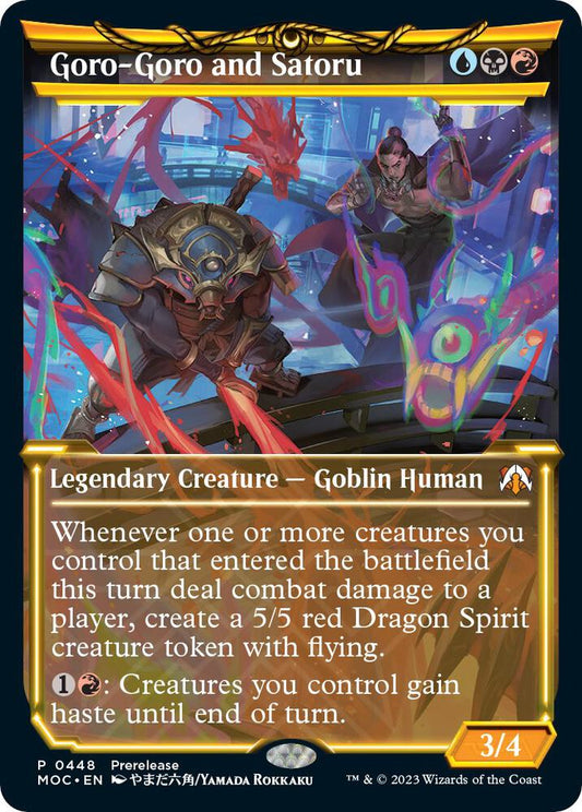 Goro-Goro and Satoru (Showcase Foil)