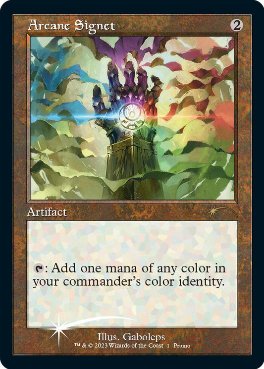 Arcane Signet (Retro Frame) (Foil)