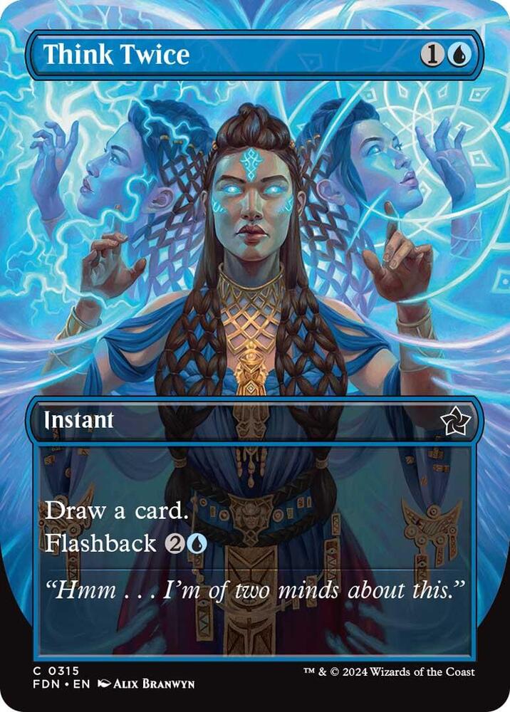 Think Twice (Borderless Foil)
