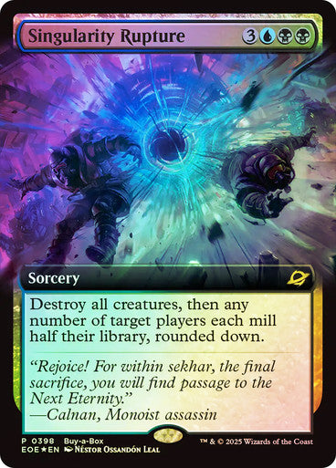 Singularity Rupture